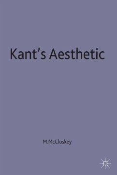 Kant's Aesthetic - McCloskey, Mary A