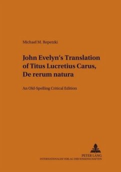Cover John Evelyn's Translation of Titus Lucretius Carus- 