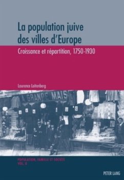 La population juive des villes d'Europe - Leitenberg, Laurence