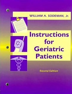 Instructions for Geriatric Patients - Sodeman, William A