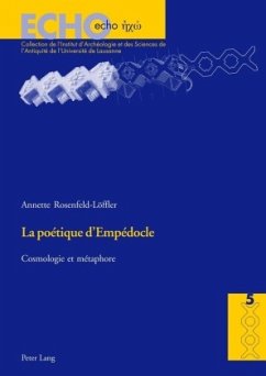 La poétique d'Empédocle - Rosenfeld-Löffler, Annette