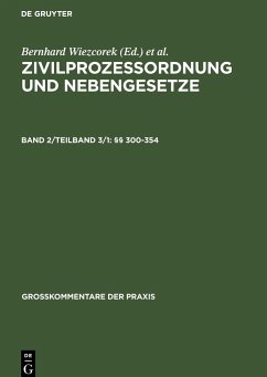 §§ 300-354 - Bernhard Wiezcorek (Begr.) / Schütze, Rolf A. (Hrsg.)
