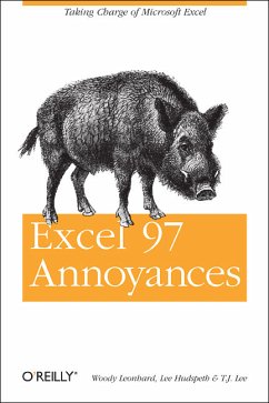 Cover Excel 97 Annoyances – Taking charge of Microsoft Excel
