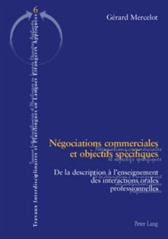 Négociations commerciales et objectifs spécifiques - Mercelot, Gérard