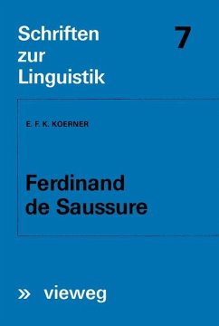 Ferdinand de Saussure - Koerner, Ernst F. K.