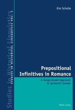 Prepositional Infinitives in Romance - Schulte, Kim