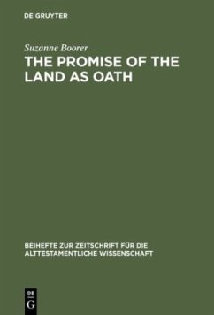 The Promise of the Land as Oath - Boorer, Suzanne