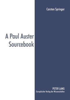 Cover A Paul Auster Sourcebook
