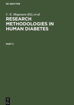 Research Methodologies in Human Diabetes. Part 2