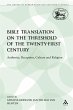 Bible Translation on the Threshold of... - Bild 1