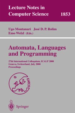 Automata, Languages and Programming - Montanari, Ugo / Rolim, Jose D.P. / Welzl, Emo (eds.)