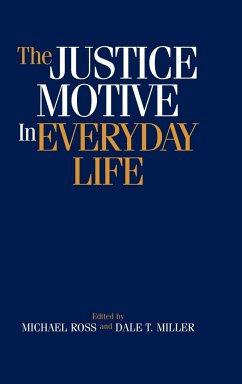 The Justice Motive in Everyday Life - Lerner, Melvin J.