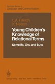 Young Children's Knowledge of Relational Terms