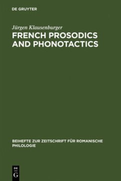 French prosodics and phonotactics - Klausenburger, Jürgen