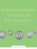 A Bibliography of English Etymology