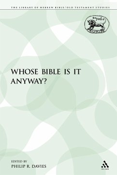 Whose Bible Is It Anyway? Whose Bible Is It Anyway?