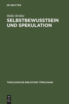 Cover Selbstbewußtsein und Spekulation