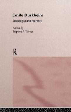Emile Durkheim - Turner, Stephen (ed.)