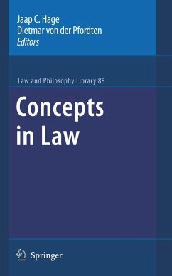Concepts in Law - Hage, Jaap C. / Pfordten, Dietmar von der (ed.)