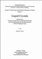 Cover Transition Temperatures and Related Properties of One-Ring Systems and Two-Ring Systems without Bridging Groups