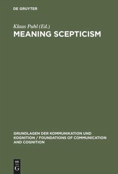 Meaning Scepticism - Puhl, Klaus (ed.)
