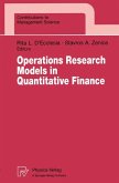 Operations Research Models in Quantitative Finance