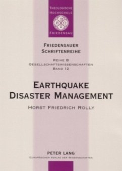 Earthquake Disaster Management - Rolly, Horst Friedrich