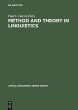 Method and Theory in Linguistics - Bild 1