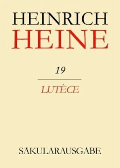 Cover Lutèce / Heinrich Heine Säkularausgabe BAND 19