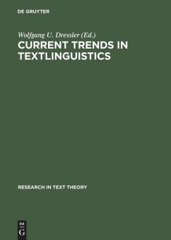 Cover Current Trends in Textlinguistics