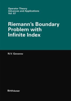 Riemann¿s Boundary Problem with Infinite Index - Govorov, Nikolaj V.