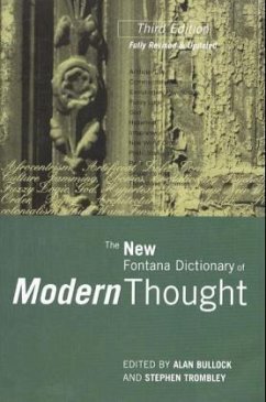 The New Fontana Dictionary of Modern Thought - Bullock, Allan / Stephen Trombley