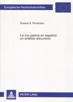 Cover La voz pasiva en español: un análisis discursivo