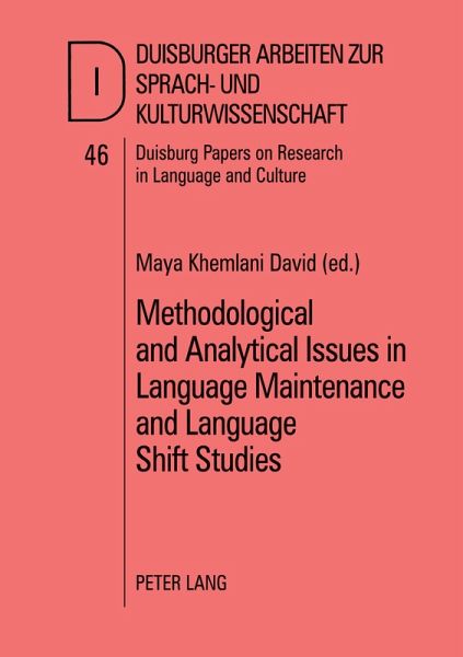 Methodological and Analytical Issues in Language Maintenance and Language Shift Studies