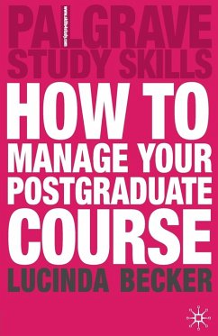 Cover How to Manage your Postgraduate Course
