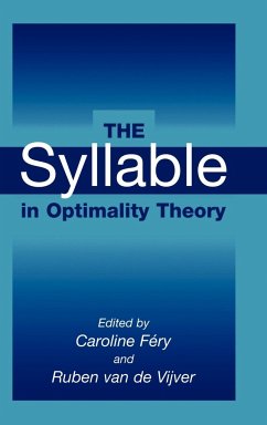 The Syllable in Optimality Theory - Féry, Caroline / Vijver, Ruben van de (eds.)