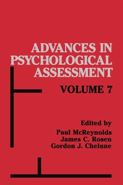 Advances in Psychological Assessment - McReynolds, Paul / Rosen, James C. / Chelune, Gordon J. (eds.)