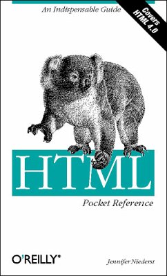 HTML pocket reference : [an indispensable guide ; covers HTML 4.0] Jennifer Niederst. [Ed.: Richard Koman]