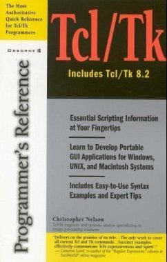 Tcl/Tk Programmer's Reference