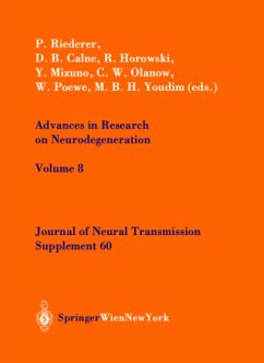 Advances in Research on Neurodegeneration - Riederer