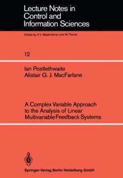 A Complex Variable Approach to the Analysis of Linear Multivariable Feedback Systems - Postlethwaite, I.;MacFarlane, A. G. J.