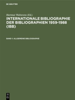 Allgemeine Bibliographie - Allgemeine Bibliographie