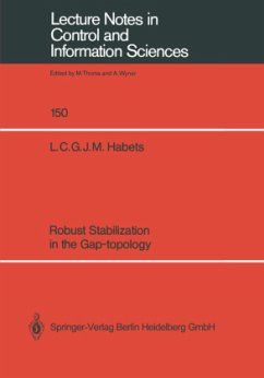 Robust Stabilization in the Gap-topology - Habets, Luc C.G.J.M.