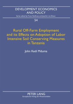 Cover Rural Off-Farm Employment and its Effects on Adoption of Labor Intensive Soil Conserving Measures in Tanzania