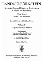 Cover Compounds of Rare Earth Elements with Main Group Elements / Verbindungen der seltenen Erden mit Elementen der Hauptgruppen