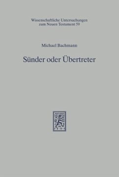 Sünder oder Übertreter - Bachmann, Michael