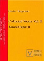 Collected Works Vol. II - Bergmann, Gustav