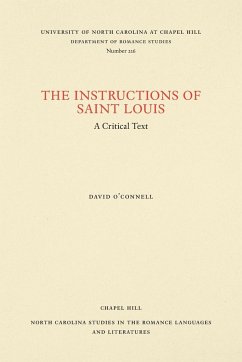 The Instructions of Saint Louis - O'Connell, David