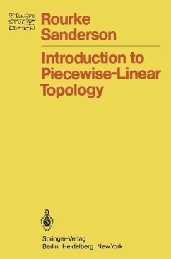 Introduction to Piecewise-Linear Topology - Rourke, Colin P.;Sanderson, B.J.