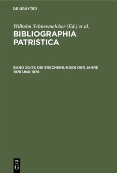 Die Erscheinungen der Jahre 1975 und 1976